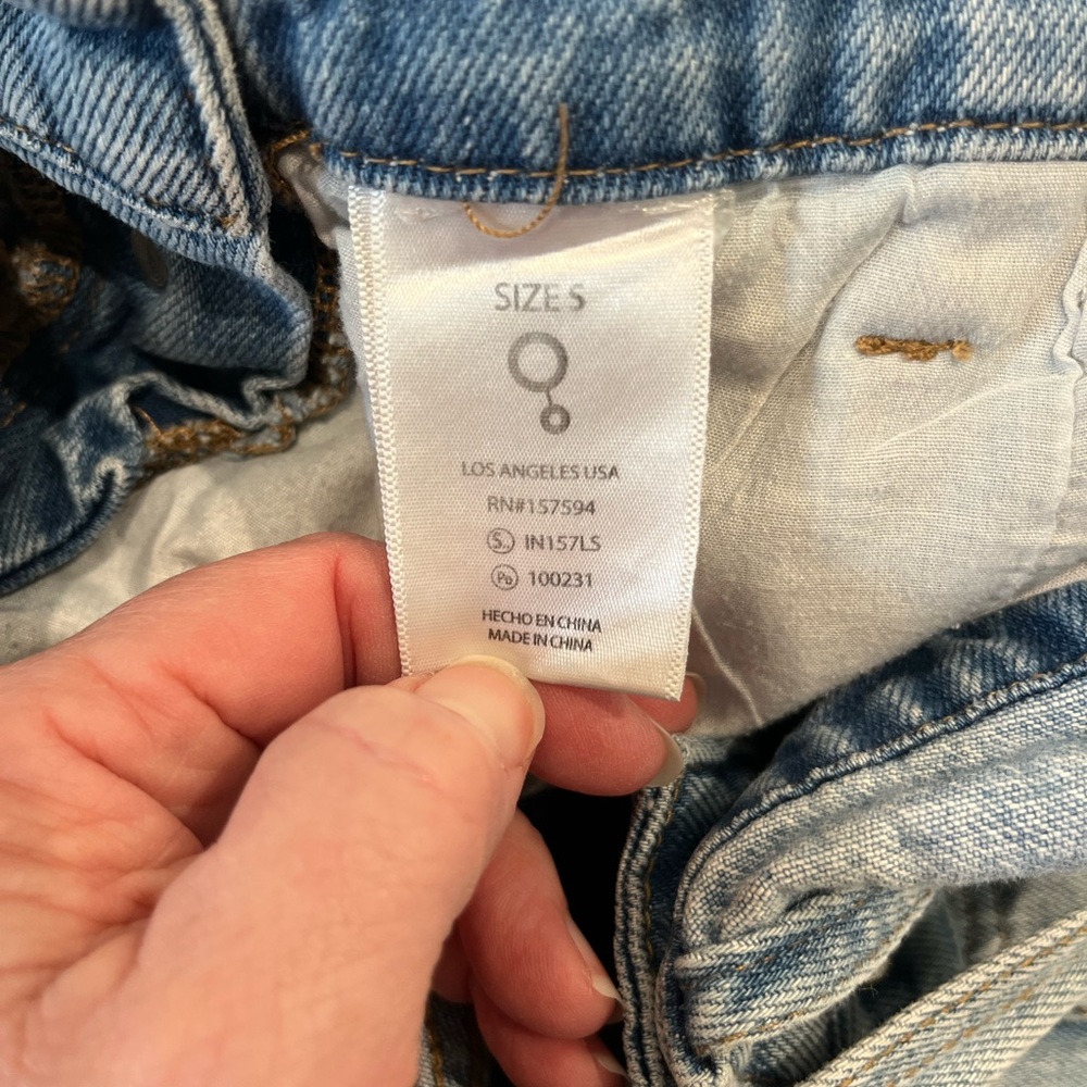 Insane Gene Jean Shorts Overalls Size Small - Picture 6 of 16